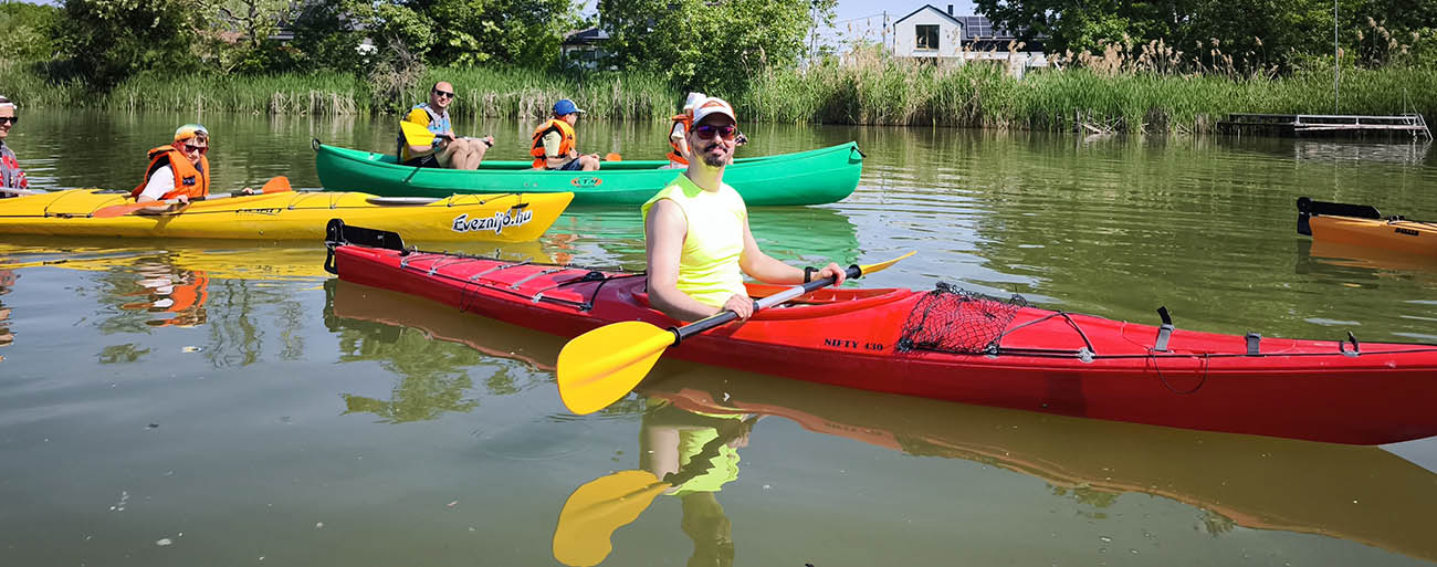 szigetcsépi strand kajak kenu túra