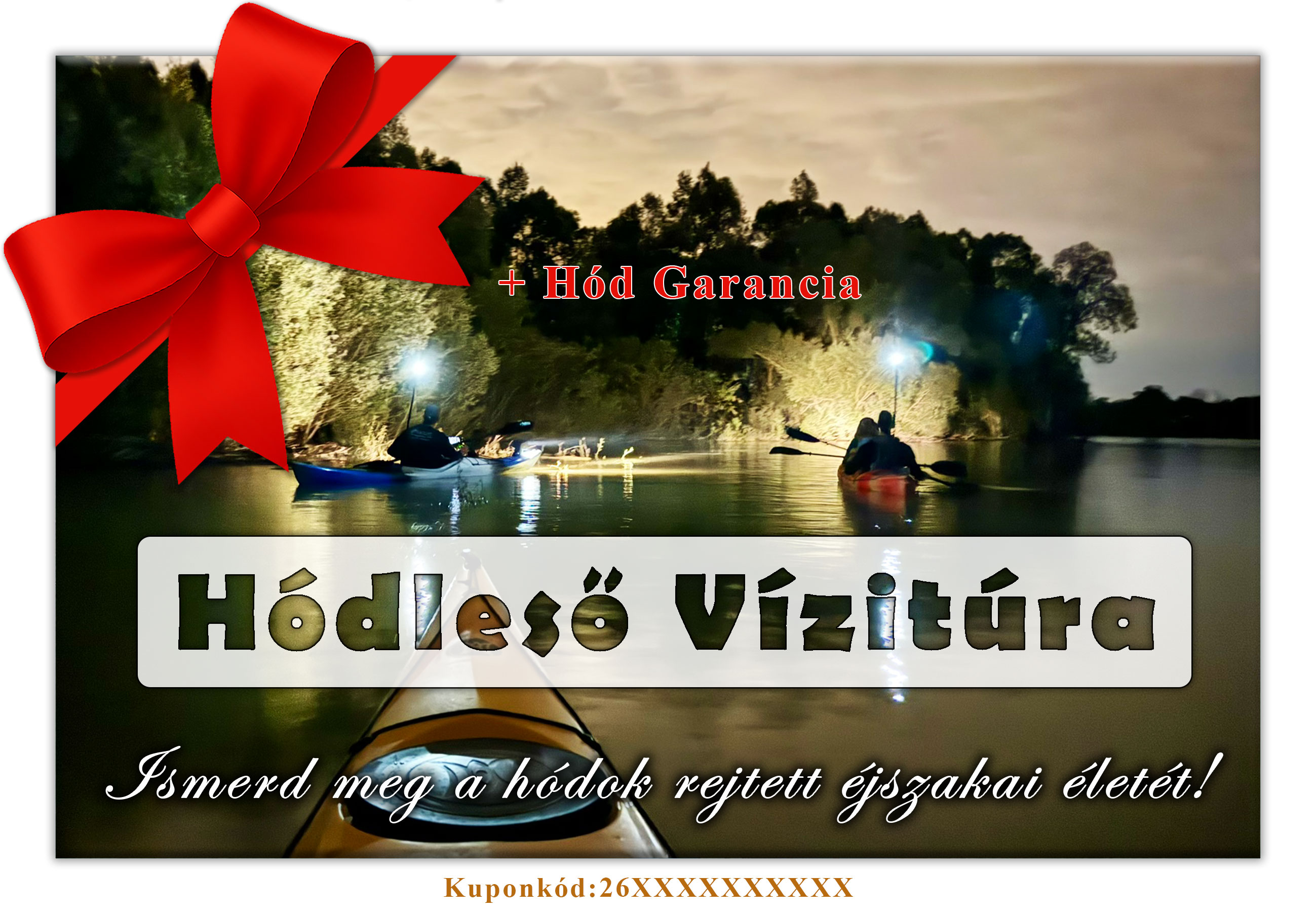 Hódleső vízitúra ajándék utalvány