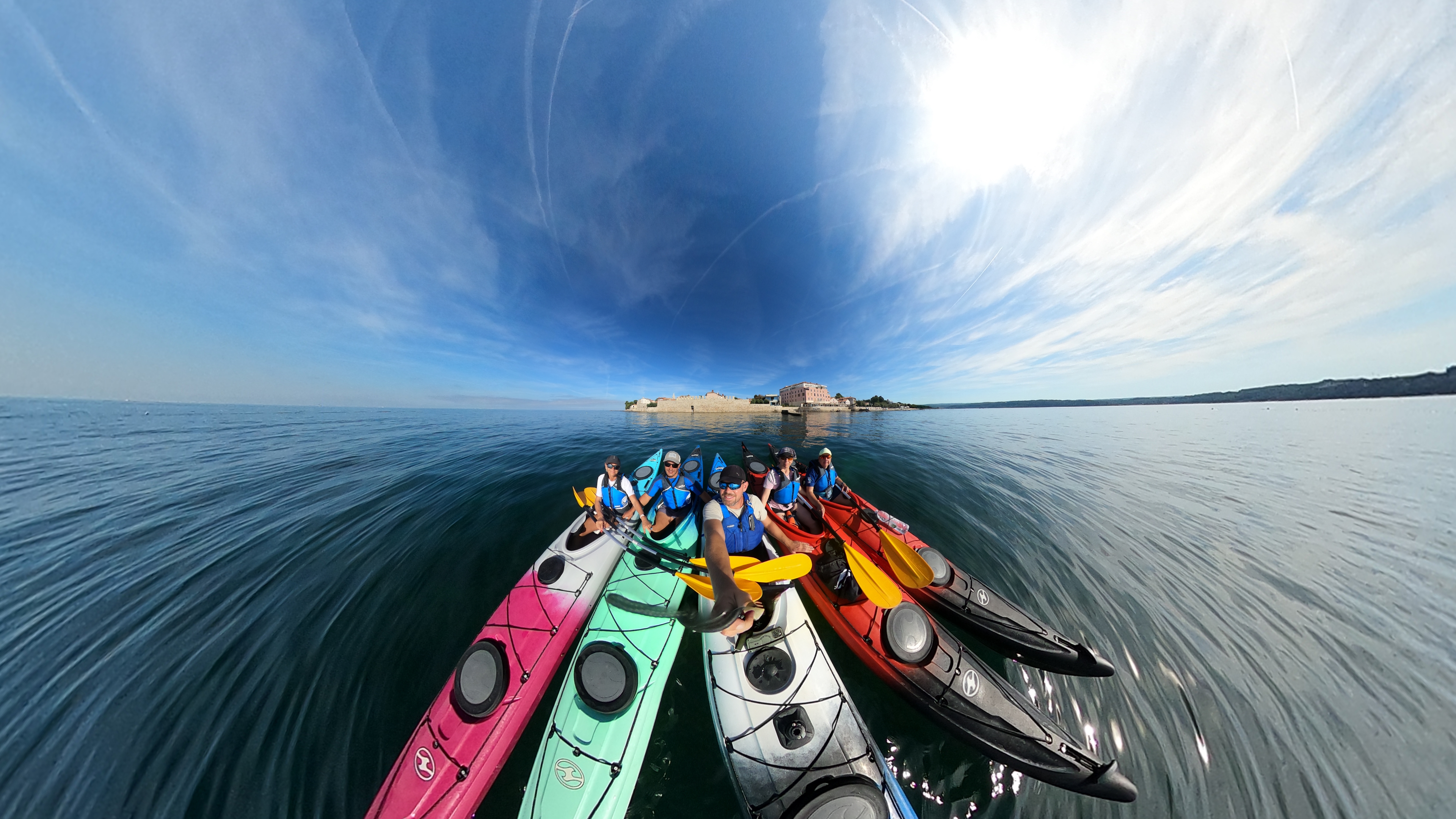 Tengerikajak túra Novigrádban